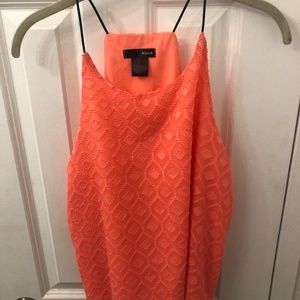 Aqua Orange/Pink Tank Top Blouse
